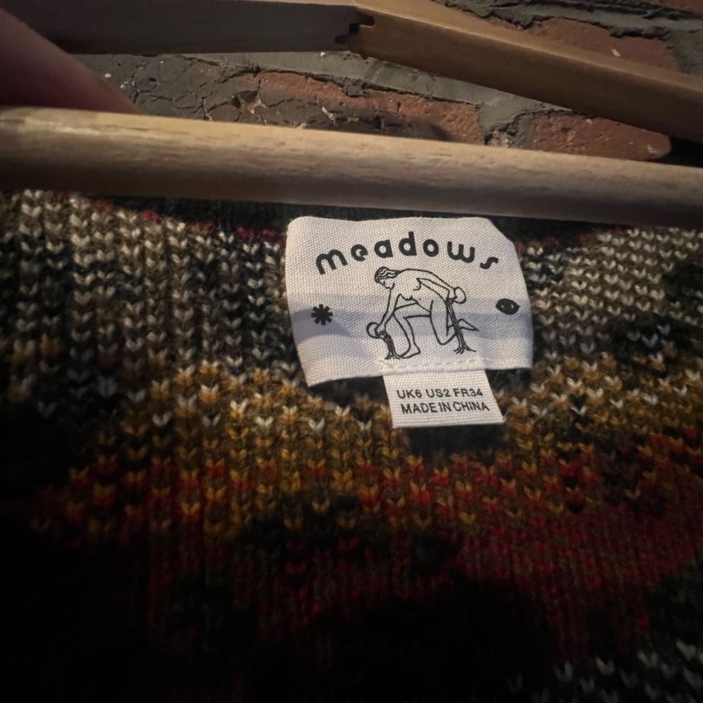 100% Wool!! Meadows Berries Waistcoat Jumper - Picture 3 of 3